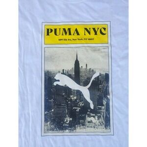 Puma Men's T-Shirt, sz X-Large New York Times News Paper‎ 5th Ave Rare Flagship